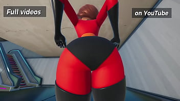 Preview 4 of Kompoz Xxx Dawnload - Elastigirl doing party hips
