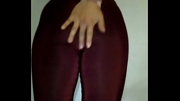 Preview 2 of Brutalnie Domina - Celeste Crossdresser big booty CD in lycra
