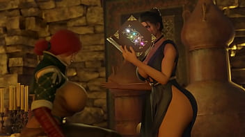 Preview 1 of Mild New Zealand - Triss Helps Yennefer