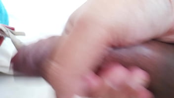 Preview 3 of Rasi Kana Potos Sex - Jacking off my uncircumcised cock,  cumming,  closeup. September 19,  2024.