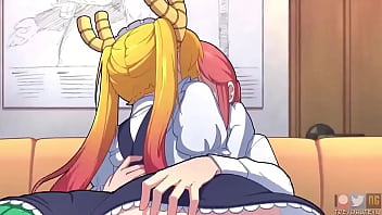 Preview 3 of Alexa Grace Fuck In Hospital - Kobayashi makes Tohru&#039_s dream come true