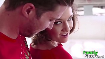 Preview 1 of Vixen Pornhub - Shameless Stepsister with Stepbrother Xmas: Full Vids FamilyStroke