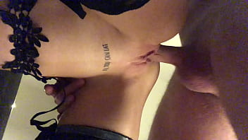 Preview 2 of Xx Video Ff - tight young pussy gets fucked while standing and smoking
