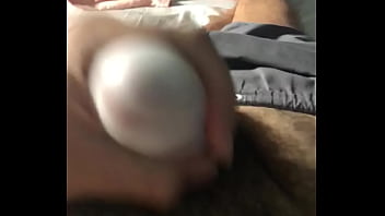 Preview 2 of Young Ahairy Old Hairi - Punheta com o Egg