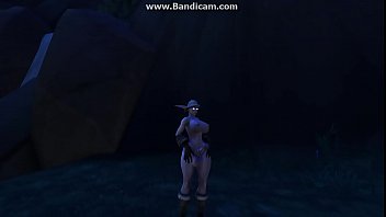 Preview 1 of Fcmordos76html - *futa* Night elf showing off the &quot_view&quot_