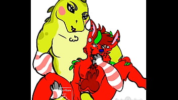 Preview 1 of Boy And Boy Xxxx Wwww - Dragon doggo and dino furry gay fun