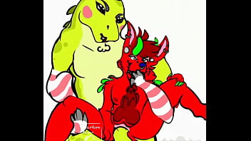 Preview 4 of Boy And Boy Xxxx Wwww - Dragon doggo and dino furry gay fun