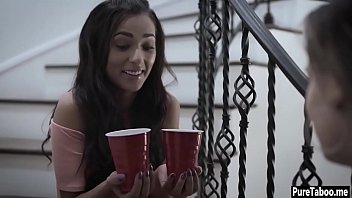 Preview 2 of Alvita Sex Videos - Shy petite teen got fucked in front of public