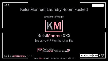 Preview 1 of Msj Cntr - KM.19 Kelsi Monroe Laundry Room Fuck