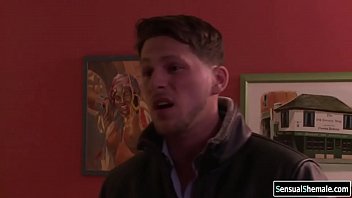 Preview 1 of A Fair Deal By Brazzers - Busty latina shemale analed by her bf