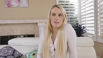 Preview 2 of Kristen Shcot - Big Booty Blonde Teen Takes A Dong In Her Bald Hole