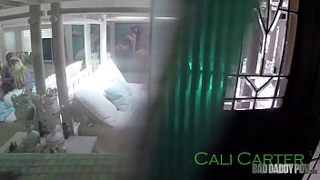 Preview 1 of Jolo Sulu Sex Scandal - Horny Step Daughters Alix Lynx and Cali Carter Caught being Lesbians