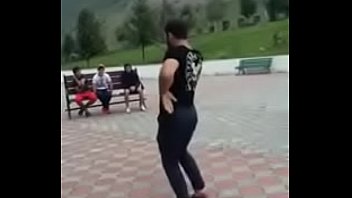 Preview 2 of Hypno Massage - Russian dagestan arab guy is dancing amazing arabian dance in the street