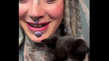 Preview 4 of Old Man Little Girl Teen Anal - More kittens chilling with me ?How many kittens are too many?#Kittens #ChillVibes #CatLove #PsylandBodysuit #Inked...