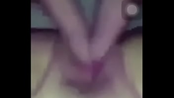 Preview 4 of Agree Dog - Latino Teen takes two arms in her wet pussy