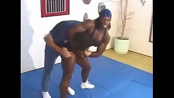 Preview 1 of Ex Girlfriend Kristy - Iris Kyle I met on Blackogle.com wrestling against wimp