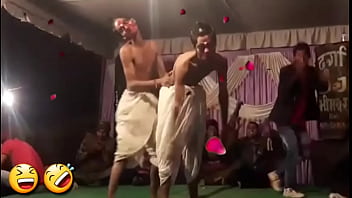 Preview 3 of Shemali Fucking Boy - Fun on desi stage show