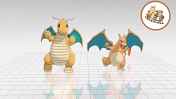 Preview 3 of Xxx Bf Sesy - The Same Charizard &amp_ Dragonite Video Dancing With Differents Songs