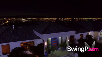 Preview 2 of Na Cock - Jessica visits new swingers in their room to congratulate swinger husband