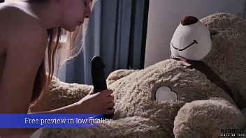 Preview 2 of Moms Teach Brazzer Gem - y. student and teddy bear morning sex with cum in mouth