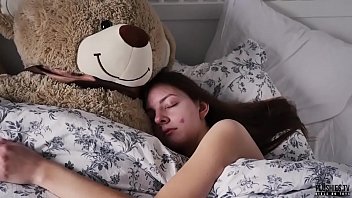 Preview 1 of Moms Teach Brazzer Gem - y. student and teddy bear morning sex with cum in mouth
