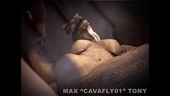 Preview 2 of Standing Fuck Son - man fucked lizard