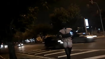 Preview 2 of 3x Video Saneleonhd 2018 - Exibicionismo pela noite de S&atilde_o Paulo