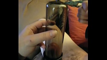Preview 1 of Fucking Sleeping Cougar - Penis pump fun