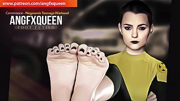 Preview 2 of Pmv Cock Hero - NEGASONIC TEENAGE WARHEAD wrinkled soles toes