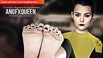Preview 3 of Pmv Cock Hero - NEGASONIC TEENAGE WARHEAD wrinkled soles toes