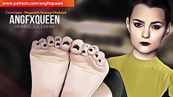 Preview 4 of Pmv Cock Hero - NEGASONIC TEENAGE WARHEAD wrinkled soles toes