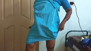 Preview 2 of Hindi Six Night Full Moveshi - Wearing Saree ready for party