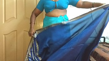 Preview 3 of Hindi Six Night Full Moveshi - Wearing Saree ready for party