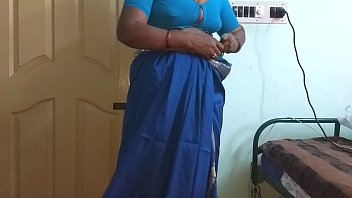 Preview 4 of Hindi Six Night Full Moveshi - Wearing Saree ready for party