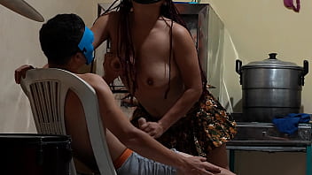 Preview 2 of Www Indian Boy Boy Sex Com - THE BAKERY WOMAN INVITES HER NEIGHBOR ON HALLOWEEN DAY TO CELEBRATE AT HOME. SHE KNOWS THAT HER HUSBAND WILL NOT RETURN TODAY AND THAT IS WHY SHE HAS FUN FUCKING