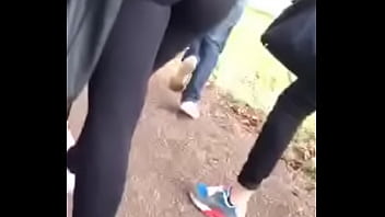 Preview 1 of Chut Se Blood Chudai - Perfect Candid Leggings Ass