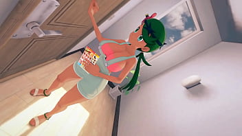 Preview 1 of German Girl Auf Dem Bahnhofsklo - Mallow Como Estas Promocionando El Restaurante Familiar Pok&eacute_mon Sol y Luna