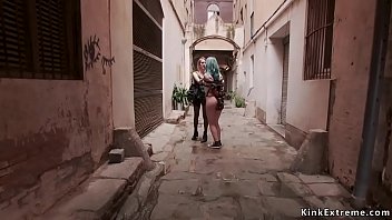 Preview 2 of Indian Rich Lady Sex Gigolo - Spanish hottie pussy fisted in public