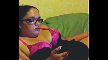 Preview 3 of Bige Boos Latina - TgMia smoking before blowing neighbor