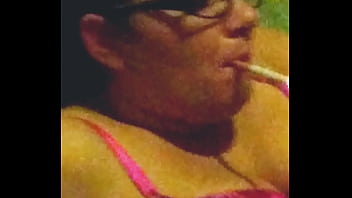 Preview 1 of Bige Boos Latina - TgMia smoking before blowing neighbor
