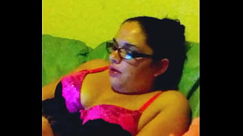 Preview 4 of Grandpa Vs Family - TgMia in sexy lingerie smoking before sucking off neighbor