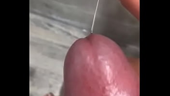 Preview 3 of Homemade Gape - Precum Big Cock - Pink penis Hot