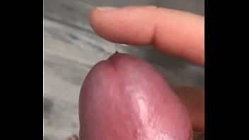 Preview 1 of Homemade Gape - Precum Big Cock - Pink penis Hot
