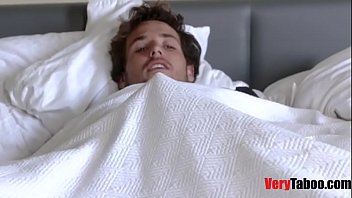 Preview 1 of Hotel Room Girl Forced - Stepmom soothes Stepsons erection after he popped a viagra by mistake