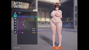 Preview 4 of Son Undress Stepmom Fuck - Overwatch Mei big boobs