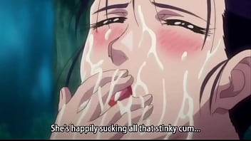 Preview 4 of Laura Palmer - Hentai aunt fucks tons of guys in forest