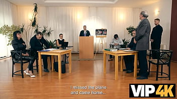 Preview 2 of Cid Xxxbx - VIP4K. Contempt and Cock in Court