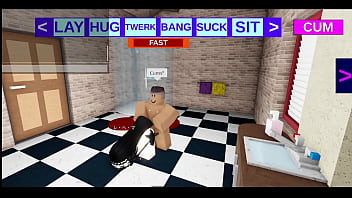 Preview 4 of Blue Eyes Cock Riding - Roblox: rich emo girl fucks a bbc