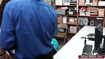 Preview 1 of Khoon Khachar Blue Picture - Ebony shoplifters fuck security officer