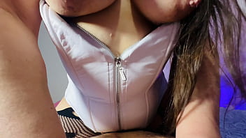 Preview 3 of Fake Driving School Car - Creampie!! Leche Adentro De Vecina Puta Mexicana Infiel Cabalga La Verga Del Mejor Amigo De Su Marido Por Dinero